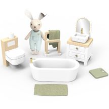 Salle de bain de la maison de poupée lapin SM-SP4004 Speedy Monkey 1