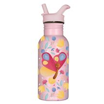 Bouteille en inox Twirly le papillon 500 ml SJ-SB3062 Sassi Junior 1