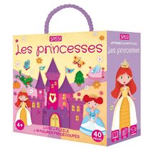 Livre et puzzle Les Princesses SJ-310506 Sassi Junior 1