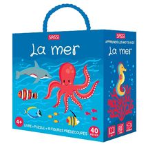 Livre et puzzle La mer SJ-313767 Sassi Junior 1