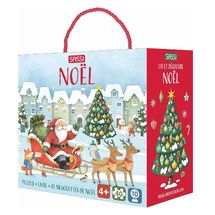 Livre et puzzle Noël SJ-331617 Sassi Junior 1