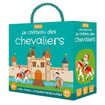 Livre et puzzle Les chevaliers SJ-381193 Sassi Junior 1