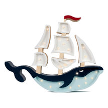 Lampe Veilleuse Navire bleu navy LL029-360 Little Lights 1