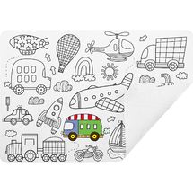 Set de table à colorier Véhicules UL7143 Ulysse 1