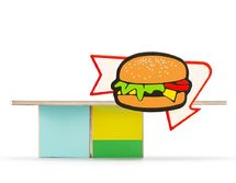 Cabane Burger Food C-STCFD3 Candylab Toys 1