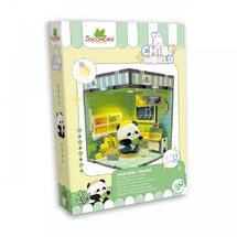 Mini scène à créer Chibi Box Panda SYCREA091 Sycomore 1