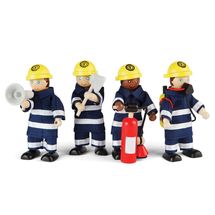 Figurines en bois Pompiers BJ-T0117 Bigjigs Toys 1