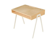 Bureau enfant 6 à 10 ans - Blanc KIDSDESKLARGEWH In2wood 1