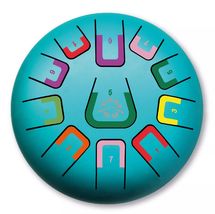 Tongue Drum 11 notes bleu turquoise JCTMB08U Tambú 1