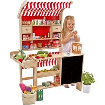 Stand de marché en bois avec accessoires TA-0340.6 Tanner 1