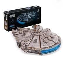 Puzzle 3D Faucon Millenium Star Wars U-70271 Ugears 1