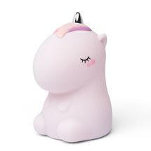 Veilleuse Licorne rose pailletée avec télécommande LL-UNIPINKR Little L 1