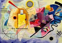 Jaune Rouge Bleu de Kandinsky K066-50 Puzzle Michèle Wilson 1