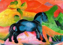 Cheval Bleu de Franz Marc K60-12 Puzzle Michèle Wilson 1