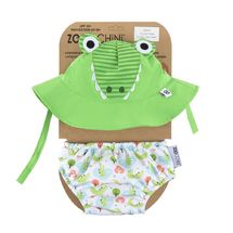 Maillot et Chapeau Crocodile (6-12M) EFK-122-010-020 Zoocchini 1