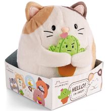 Peluche NICI Mymochi Renard Geeks Avec Console De Jeu - Taille 35x33 Cm, Marron - Jouet Kawaii Pour Enfants Et Collectionneurs