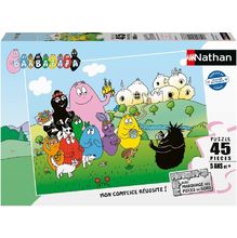 Puzzle Le monde des Barbapapa 45 pcs N01137 Nathan 1