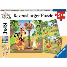 Puzzle Disney Winnie l'Ourson 3x49 pcs RAV-05187 Ravensburger 1