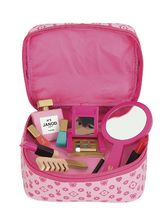 deAO 23 Accessoires de Maquillage fictif avec Une Trousse de beauté, Un Set  de Faux Maquillage et Encore Plus d’Accessoires glamours