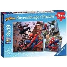 Puzzle Spiderman en action 3x49 pcs RAV-08025 Ravensburger 1