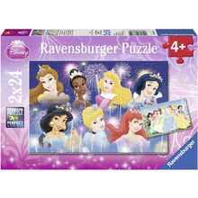 Puzzle Les princesses Disney 2x24 pcs RAV-08872 Ravensburger 1