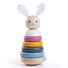 Lapin à empiler en bois BJ-32001 Bigjigs Toys 1