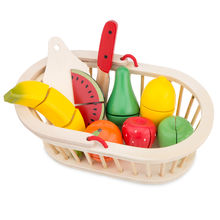 Jeu de fruits en Jouets en bois - 12 pièces - Couper les fruits - speelgoed  Éducatif