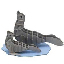 Maquette 3D en papier Phoque FR-11748 Fridolin 1