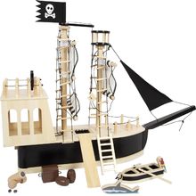 Bateau pirate en bois LE12411 Plan Toys 1