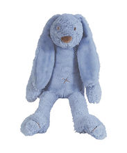 Peluche Lapin Richie bleu 28 cm HH132104 Happy Horse 1