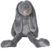 Peluche Lapin Richie gris 38 cm HH132380 Happy Horse 1