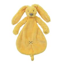 Doudou Lapin Richie jaune 25 cm HH132642 Happy Horse 1