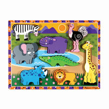 Chunky puzzle Safari MD13722 Melissa & Doug 1