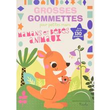 Grosses gommettes Mamans et bébés animaux PI-1114 Piccolia 1