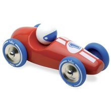 Plan Toys - Lapin au voiture de course