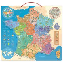 Carte de France éducative magnétique V2589 Vilac 1