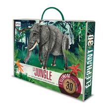 La Jungle - L'éléphant 3D SJ-2723 Sassi Junior 1