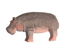 Figurine Hippopotame en bois WU-40457 Wudimals 1