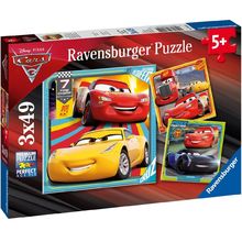 Puzzle Cars Les légendes de la route 3x49 pcs RAV08015 Ravensburger 1