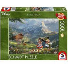 Puzzle Mickey et Minnie dans les Alpes 1000 pcs S-59938 Schmidt Spiele 1