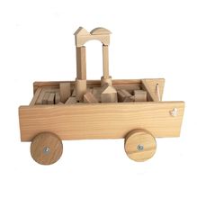 Chariot avec blocs en bois EG700107 Egmont Toys 1