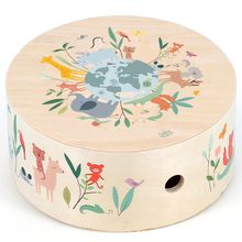 Tambour animaux du monde Sarah Betz V7113 Vilac 1