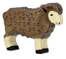 Figurine Mouton noir HZ-80075 Holztiger 1