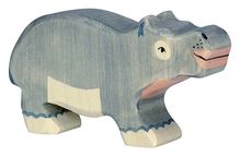 Figurine petit hippopotame HZ-80162 Holztiger 1