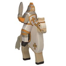 Figurine Chevalier blanc avec épée HZ-80256 Holztiger 1