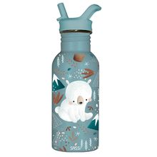 Bouteille en inox Munchy l'ours 500 ml SJ-SB2041 Sassi Junior 1
