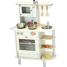 Kitchenette Bon Appétit blanche argent