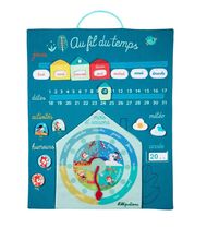 Goula - Goula - 51309 - Jeu Educatif - Horloge Calendrier