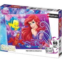 Puzzle Jolie petite sirène Ariel 60 pcs N86634 Nathan 1