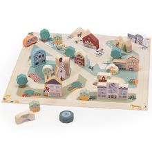 Puzzle à jouer Village des Alpes SE87859 Sevi 1